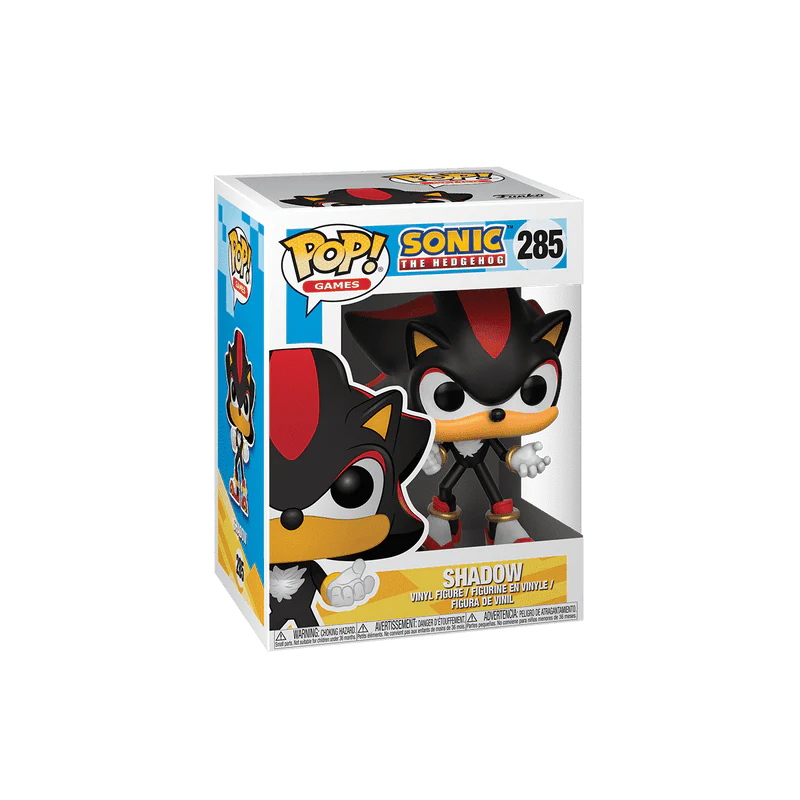 Funko Pop! Games: Sonic the Hedgehog - Shadow #285 - Image 2