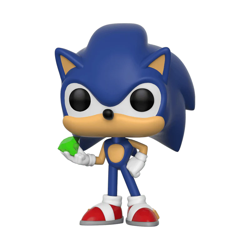 Funko Pop! Games: Sonic the Hedgehog - Sonic with Emerald #284 - Image 1