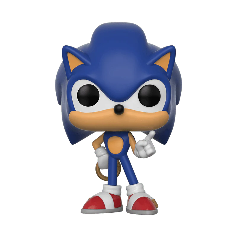 Funko Pop! Games: Sonic the Hedgehog - Sonic with Ring #283 - Image 1