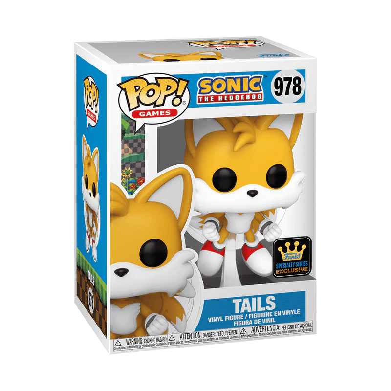 Funko Pop! Games: Sonic the Hedgehog - Tails Flying #978 Specialty Series - Image 2