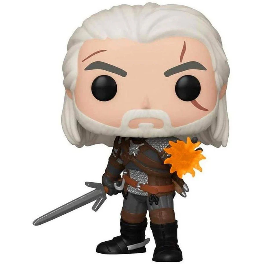 Funko Pop! Games: The Witcher 3: Wild Hunt - Geralt Glow in The Dark Exclusive Vinyl Figure - Image 1