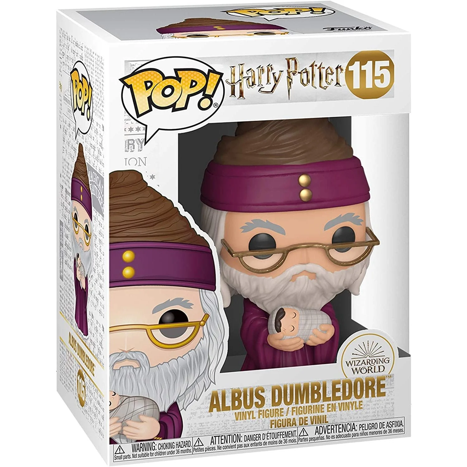 Funko Pop! Harry Potter: Albus Dumbledore with Baby Harry #115 - Image 1