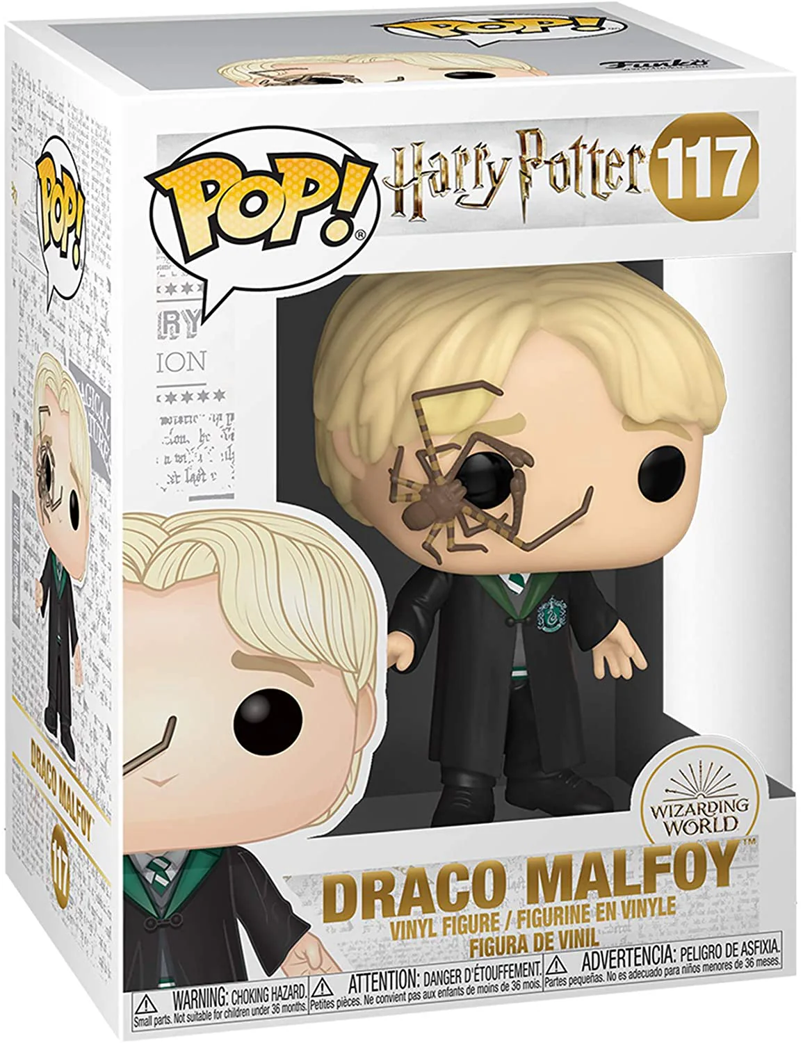 Funko Pop! Harry Potter: Harry Potter - Malfoy With Whip Spider Vinyl Figure - Image 1