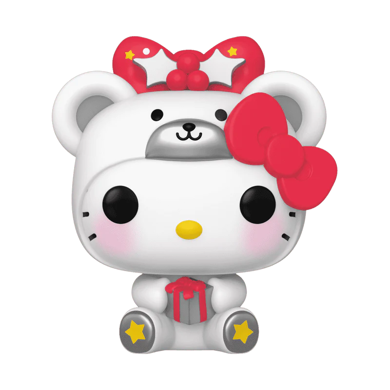 Funko Pop! Sanrio: Hello Kitty - Hello Kitty in Polar Bear Outfit with Present #69 - Image 1