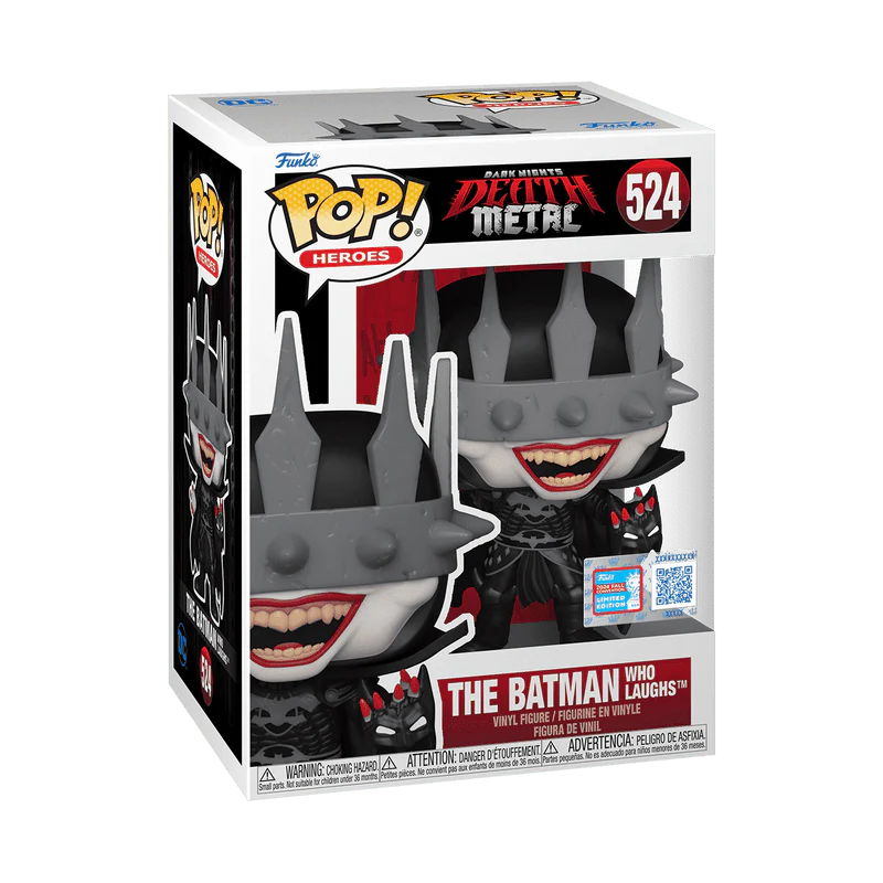 Funko Pop! Heroes: Dark Nights Death Metal - The Batman Who Laughs #524 2024 Fall Convention Exclusive - Image 2
