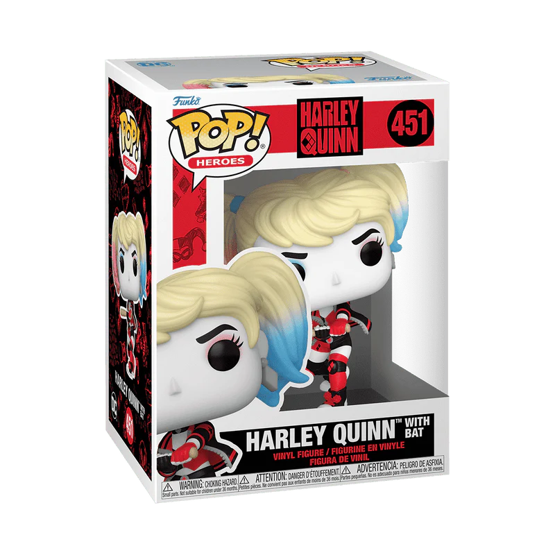 Funko Pop! Heroes: DC - 30th Anniversary Harley Quinn with Bat #451 - Image 2
