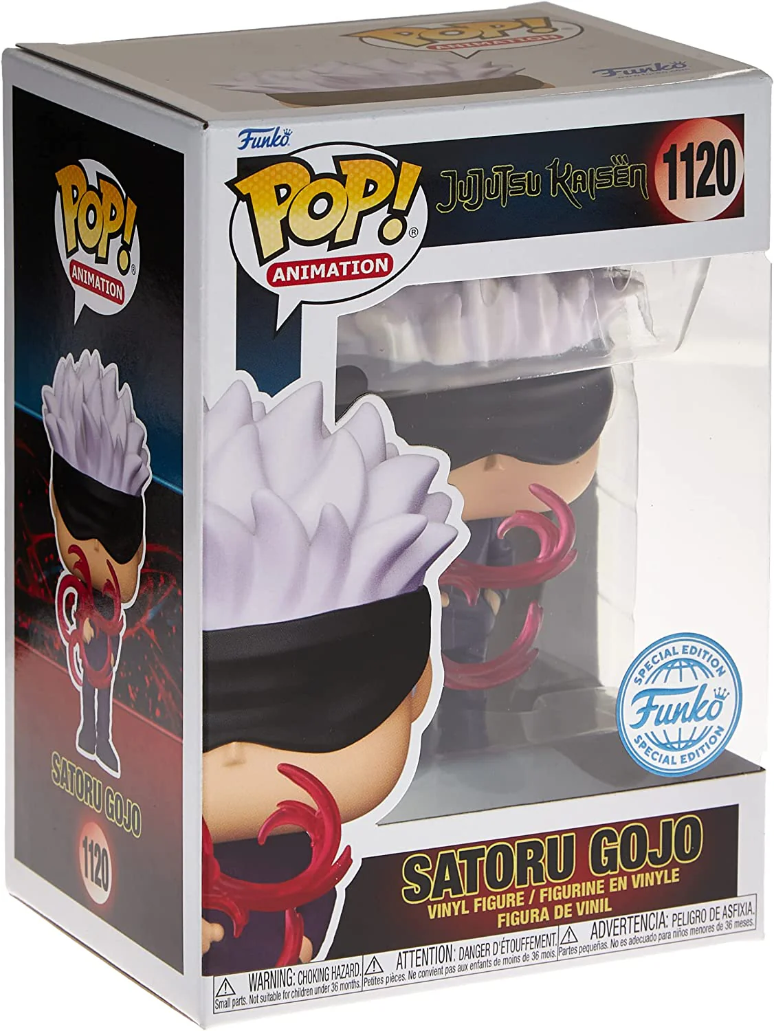 Funko Pop! Animation: Jujutsu Kaisen - Satoru Gojo Cursed Technique Reversal: Red #1120 BoxLunch Exclusive - Image 2