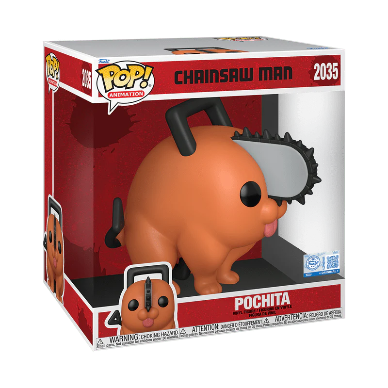 Funko Pop! Jumbo Animation: Chainsaw Man - Pochita #2035 Shop Exclusive - Image 2