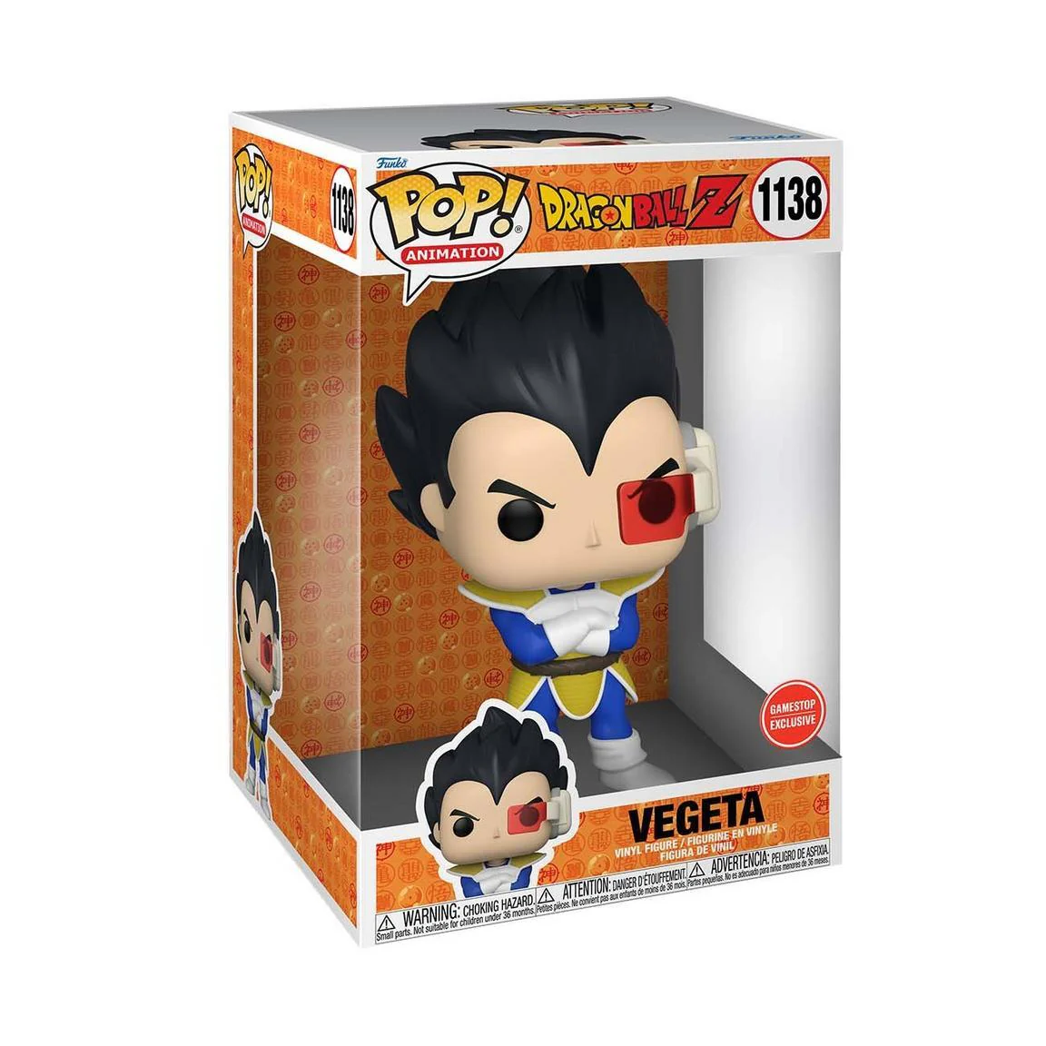 Funko Pop! Jumbo Animation: Dragon Ball Z - Vegeta 10-Inch GameStop Exclusive - Image 2