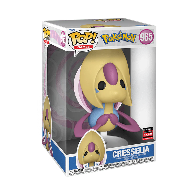 Funko Pop! Jumbo Games: Pokemon - Cresselia 2024 Limited Edition Entertainment Expo Shared Exclusive - Image 2