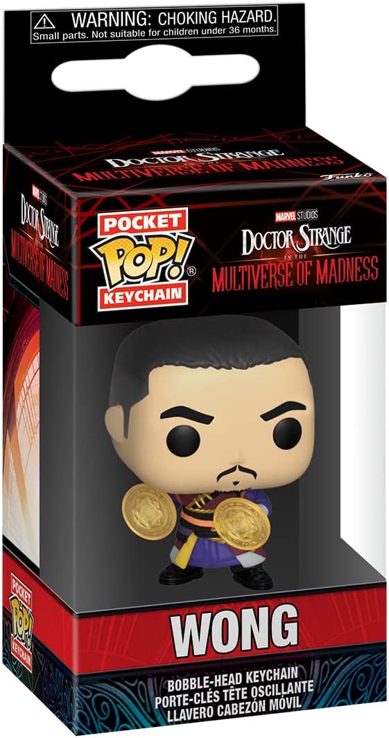 Funko Pop! Keychain: Doctor Strange in the Multiverse of Madness! - Wong - Image 2