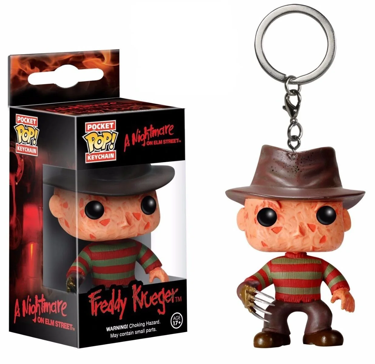 Funko Pop Keychain Horror Freddy Kruger Figure Pocket Key Pop - Image 1
