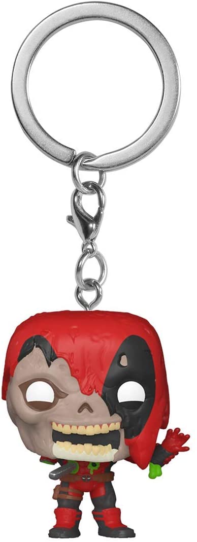 Funko Pop Keychain Marvel: Marvel Zombies - Deadpool Vinyl Figure - Image 1