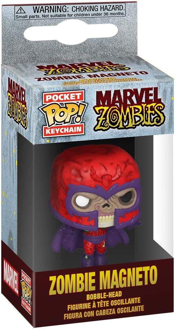 Funko Pop Keychain Marvel: Marvel Zombies - Magneto Vinyl Figure - Image 2