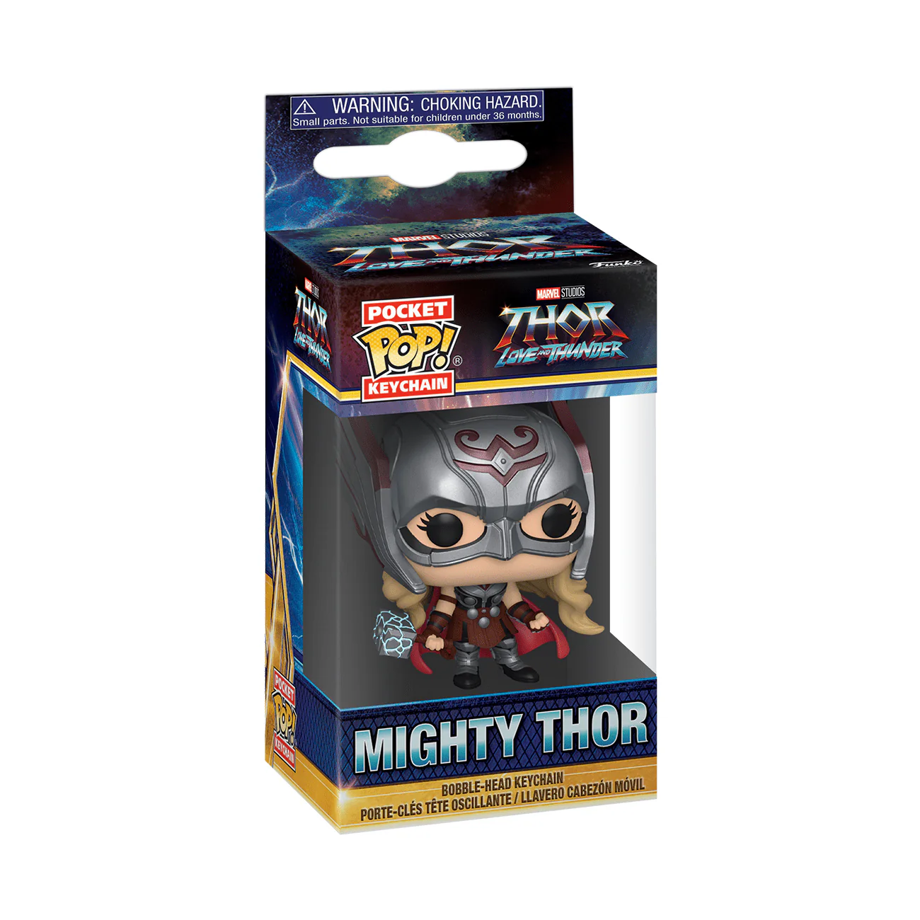 Funko Pop! Keychain: Marvel Studios Thor: Love and Thunder - Mighty Thor - Image 2