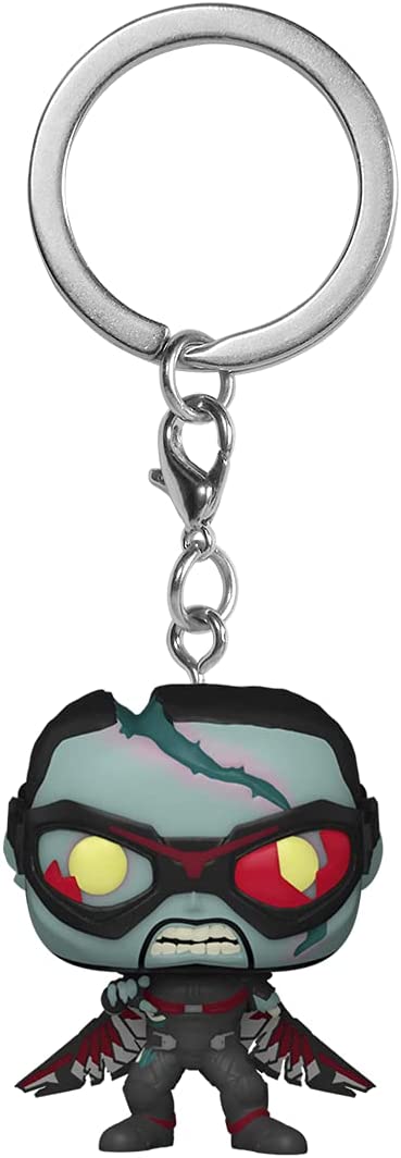 Funko Pocket Pop! Keychain: Marvel What If...? - Zombie Falcon - Image 1