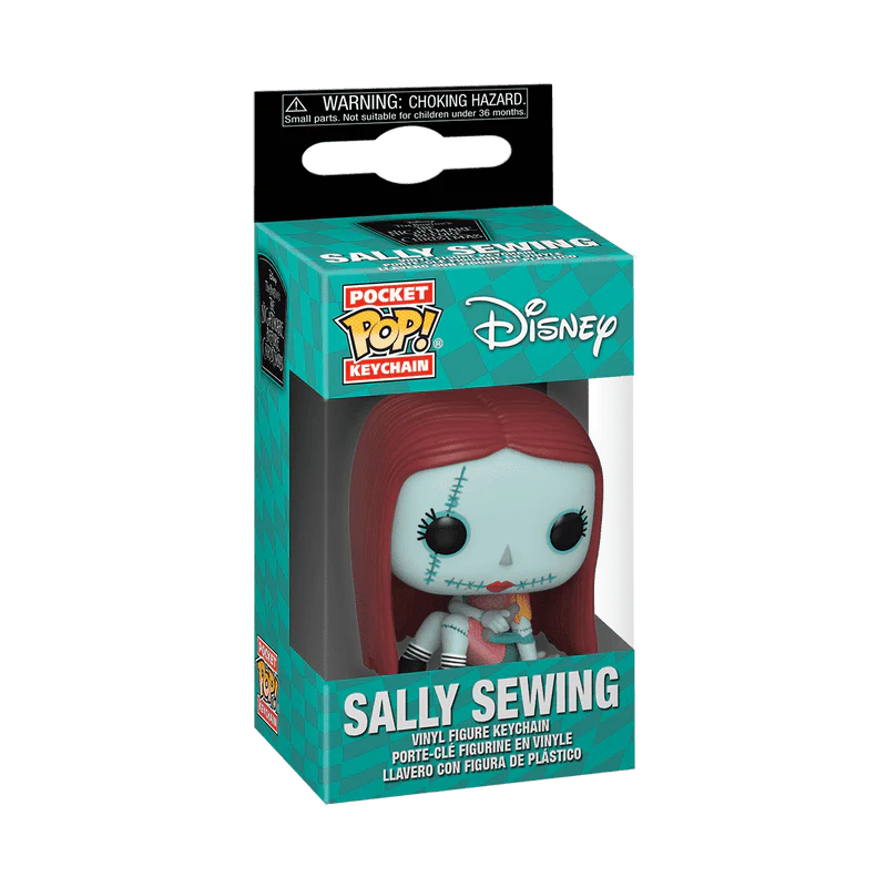 Funko Pop! Keychain: Nightmare Before Christmas - Sally Sewing Vinyl Figure - Image 2
