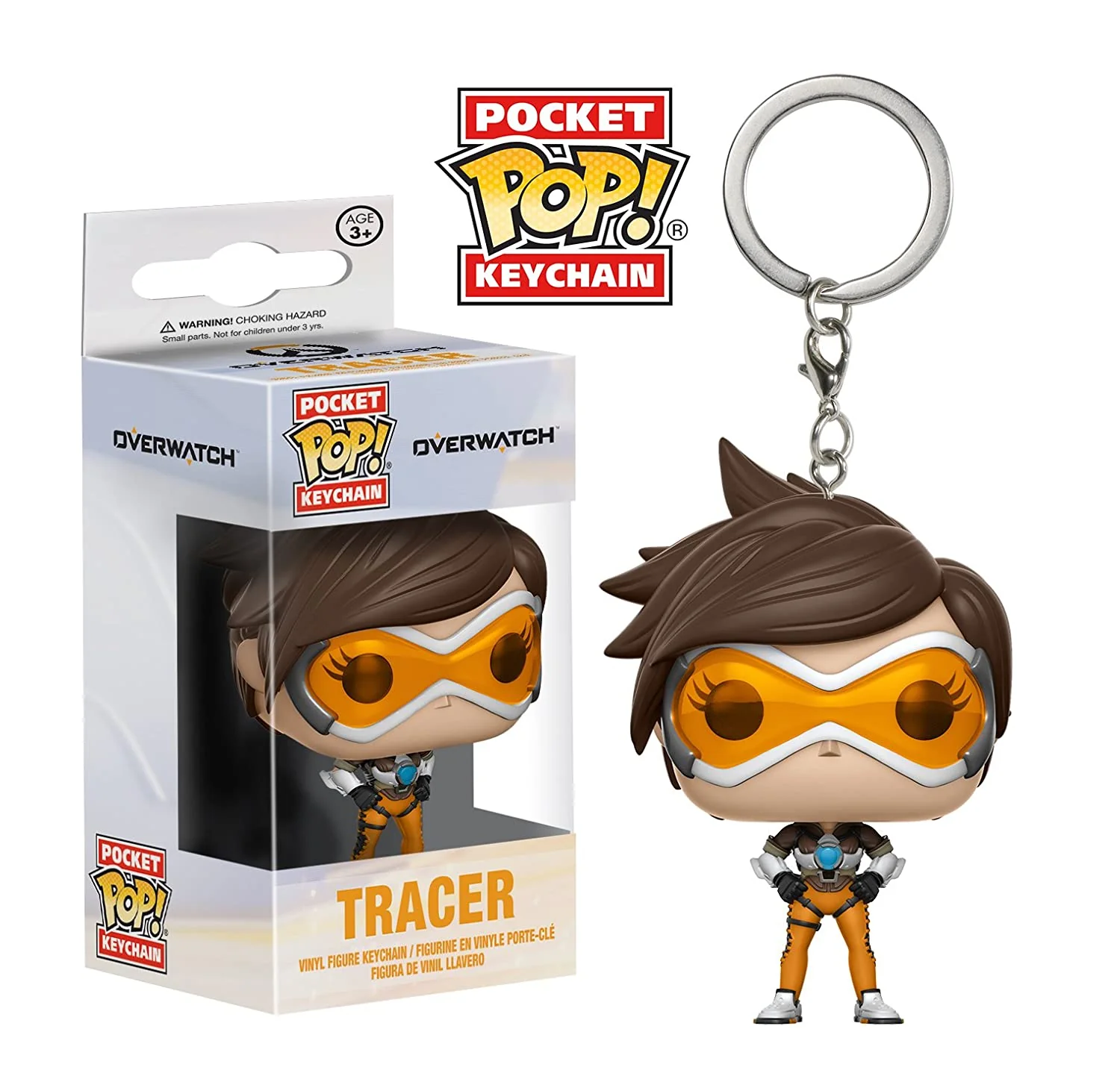 Funko Pop Keychain Overwatch Tracer Action Figure - Image 1