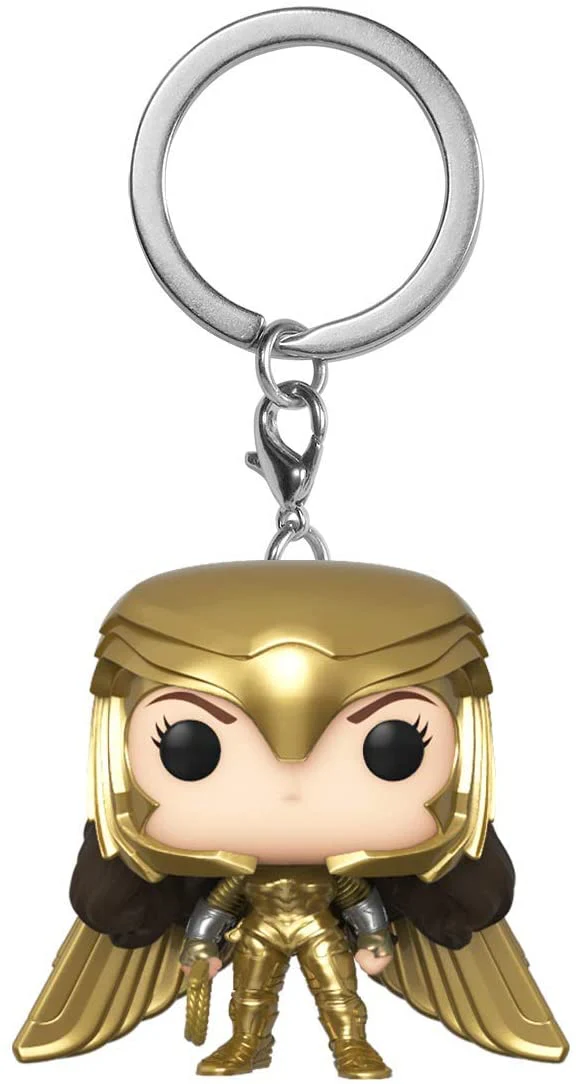 Funko Pop! Keychain: Wonder Woman 1984 - Wonder Woman Gold Figure - Image 1