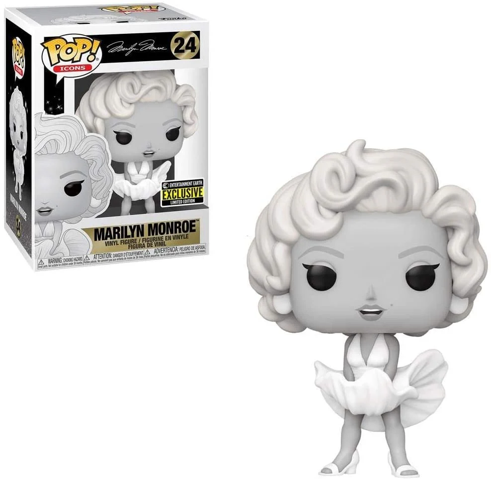Funko Pop! Marilyn Monroe Black and White Exclusive Vinyl Figure - Image 1