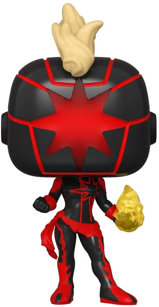 Funko Pop! Marvel: Dark Captain Marvel Summer Convention Exclusive Vinyl Figure - Image 1
