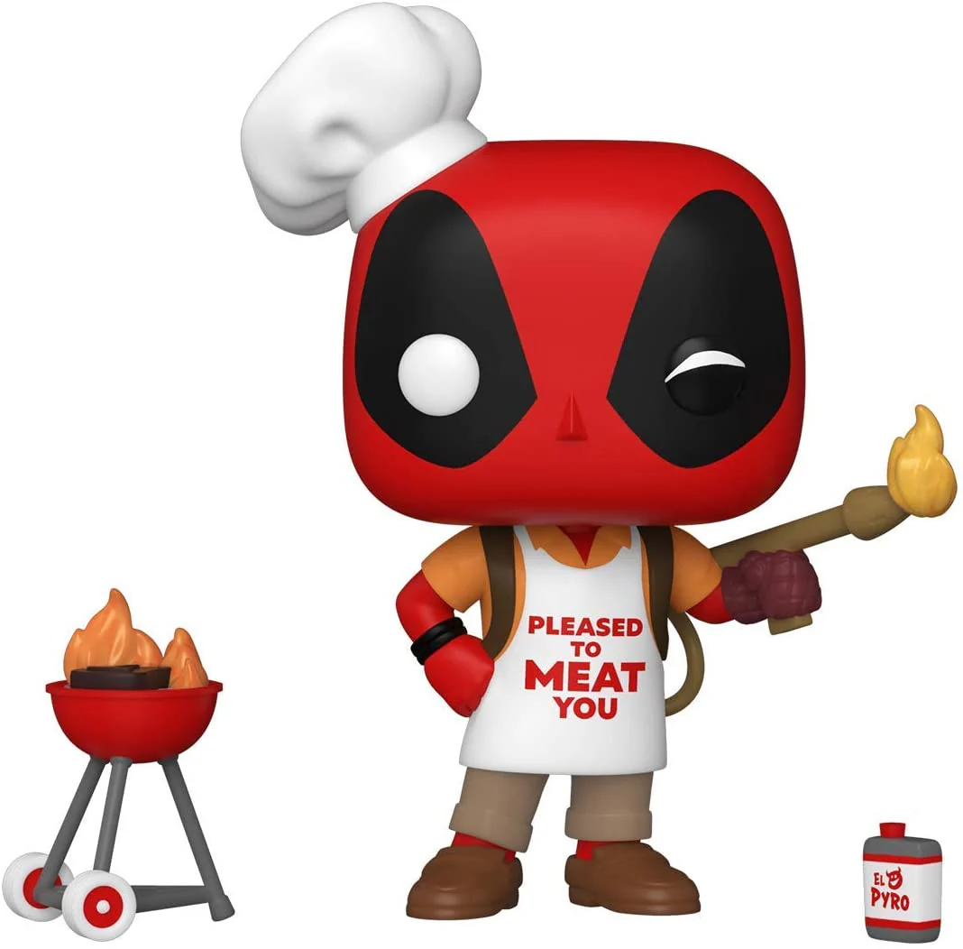 Funko Pop! Marvel: Deadpool 30th - Backyard Griller Deadpool Vinyl Figure - Image 1