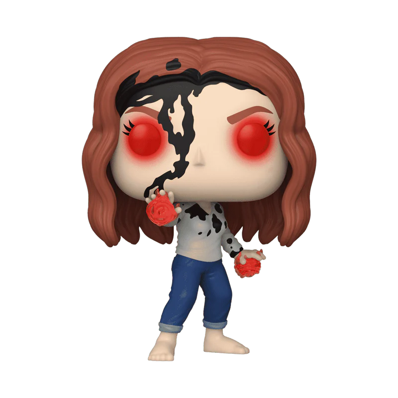 Funko Pop! Marvel: Doctor Strange in the Multiverse of Madness - Wanda Maximoff Earth-838 #1216 Glow-in-the-Dark Entertainment Earth Exclusive - Image 2