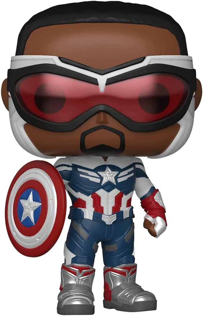 Funko Pop! Marvel: The Falcon and the Winter Soldier - Captain America Sam Wilson #814 - Image 1