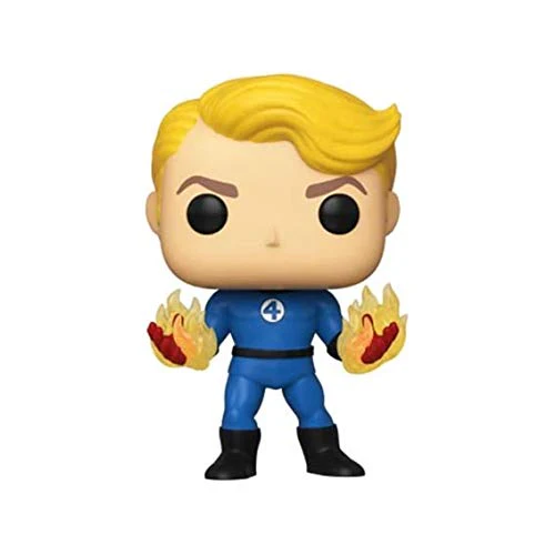 Funko Pop! Marvel: Fantastic Four - Human Torch Suited (Glow in the Dark) - Image 1
