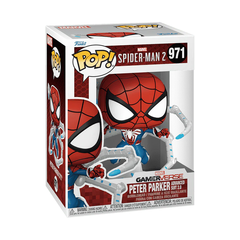 Funko Pop! Marvel Gamerverse: Spider-Man 2 - Peter Parker Advanced Suit 2.0 #971 - Image 2