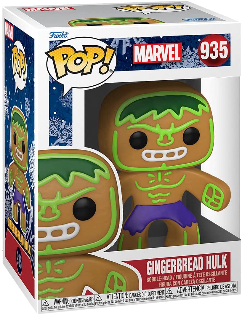 Funko Pop! Marvel: Holiday - Gingerbread Hulk #935 - Image 1