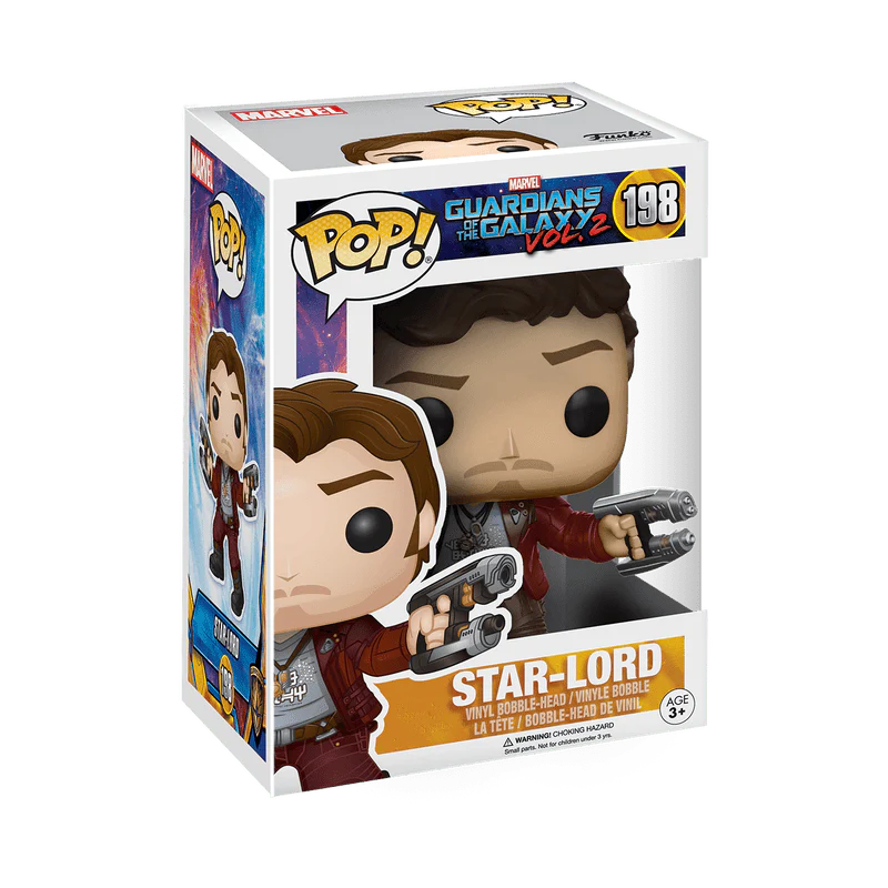 Funko Pop! Marvel: Guardians of the Galaxy Vol. 2 - Star-Lord #198 - Image 2