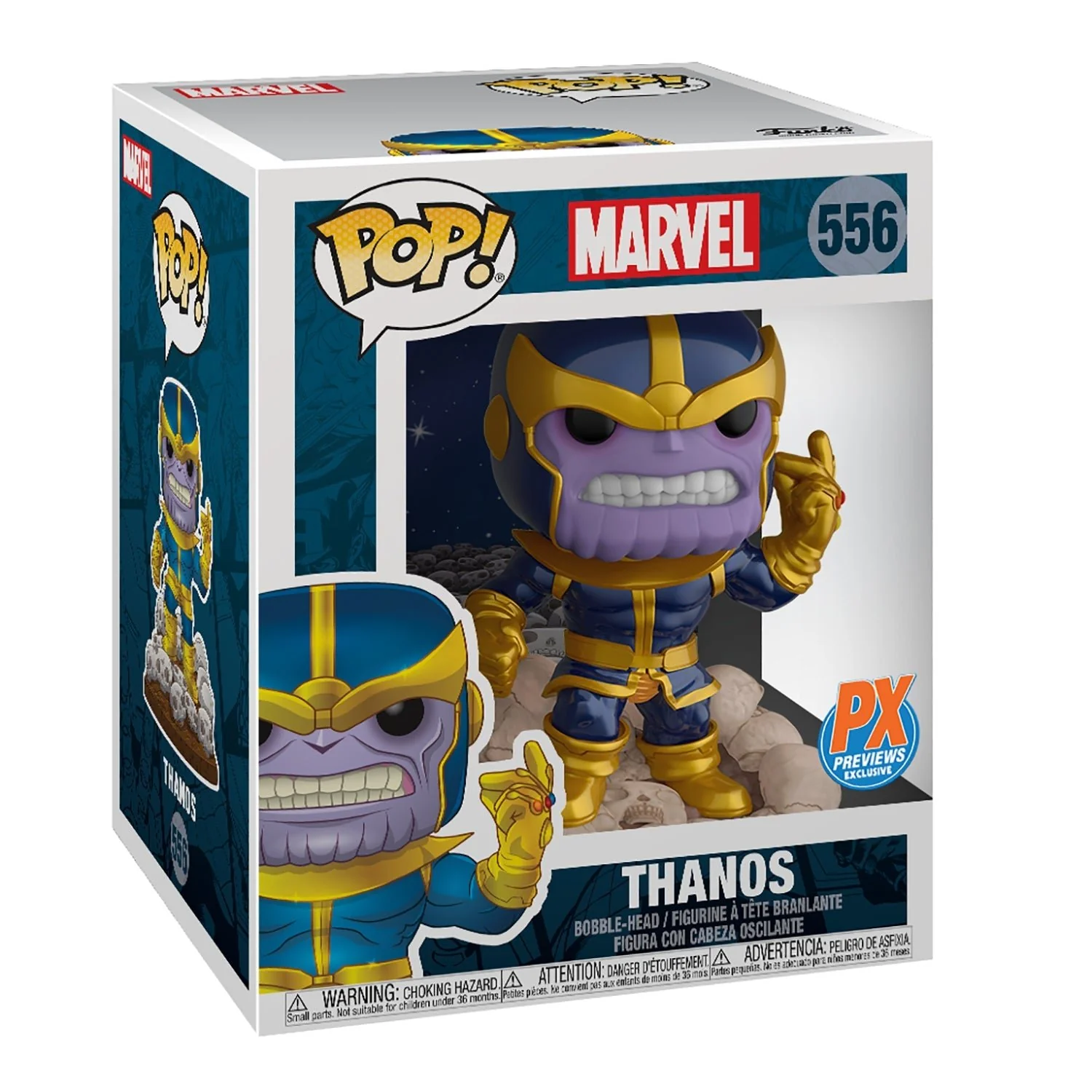 Funko Pop! Marvel Heroes: Thanos Snap 6" Deluxe Vinyl Figure - Image 2