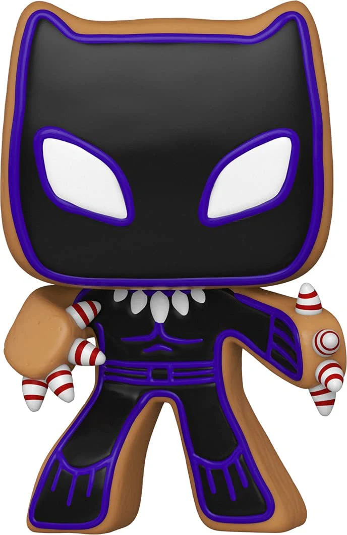 Funko Pop! Marvel: Holiday - Gingerbread Black Panther #937 - Image 1