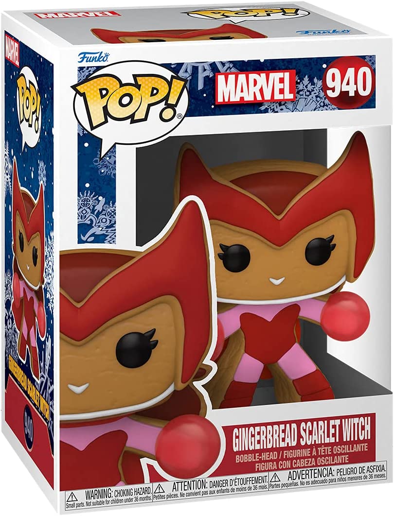Funko Pop! Marvel Holiday: Gingerbread Scarlet Witch #940 - Image 2