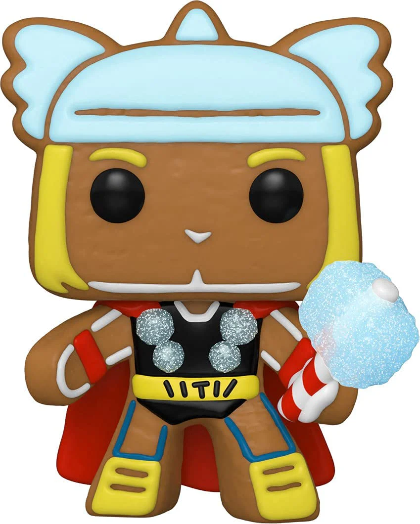 Funko Pop! Marvel: Holiday - Gingerbread Thor #938 - Image 1