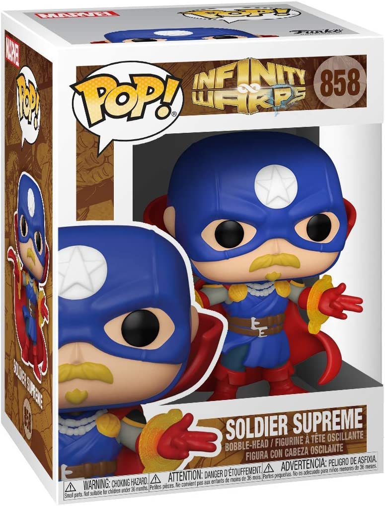 Funko Pop! Marvel: Infinity Warps - Soldier Supreme #858 - Image 2