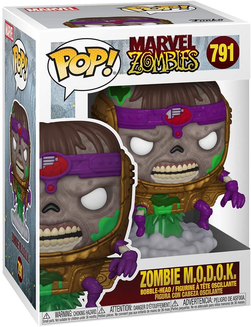 Funko Pop! Marvel: Marvel Zombies - Zombie M.O.D.O.K. #791 - Image 2