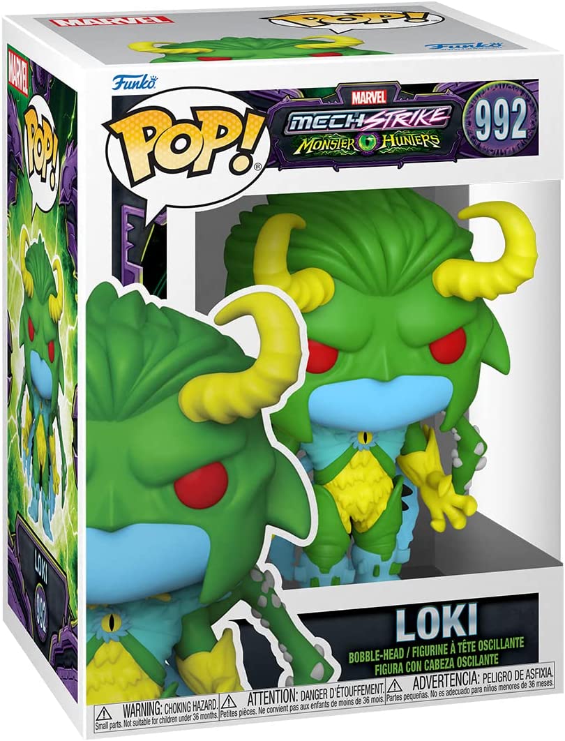 Funko Pop! Marvel: Mech Strike Monster Hunters - Loki #992 - Image 2