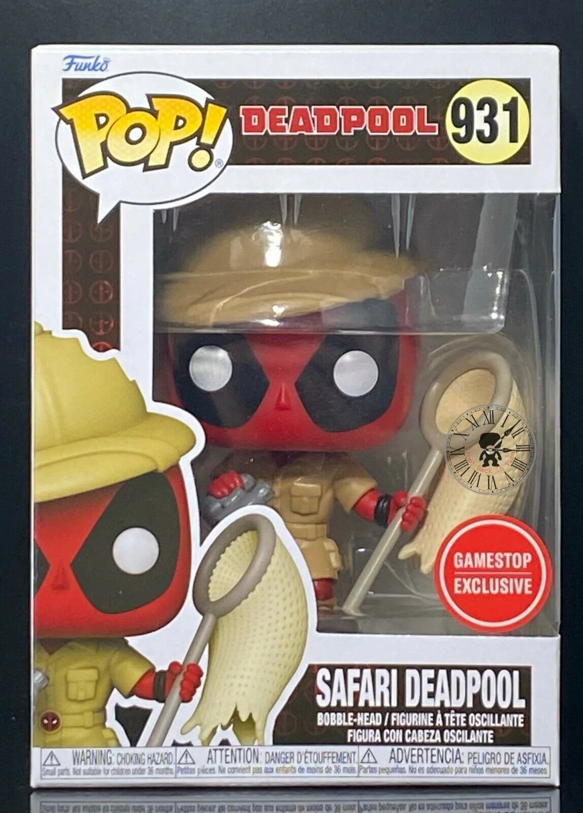 Funko Pop! Marvel Safari Deadpool Exclusive Vinyl Figure - Image 1