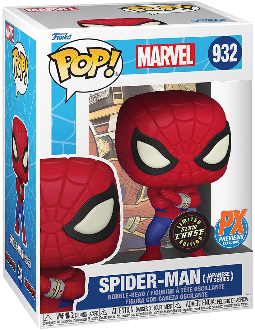 Funko Pop! Marvel: Spider-Man #932 Japanese TV Series PX Previews Exclusive Chase - Image 2