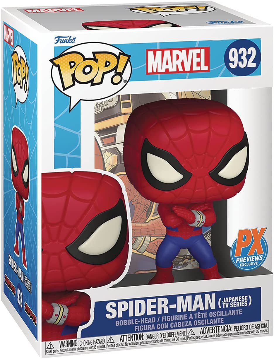 Funko Pop! Marvel: Spider-Man Japanese TV Series - Spider-Man #932 PX Previews Exclusive - Image 2