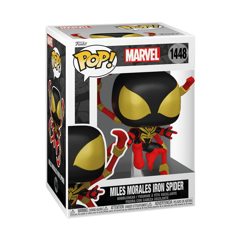 Funko Pop! Marvel: Spider-Man - Miles Morales Iron Spider with Mask #1448 - Image 2