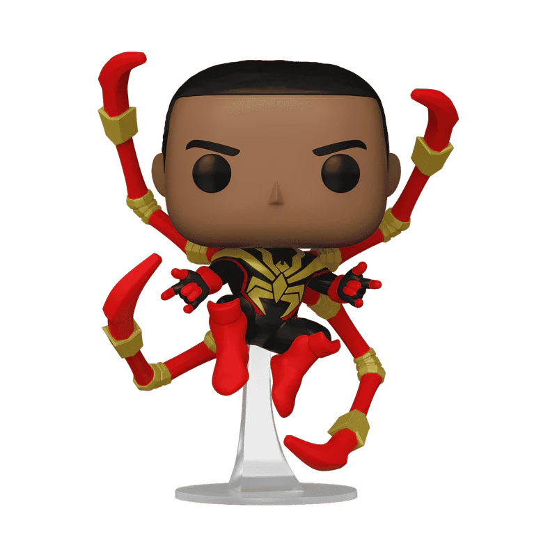 Funko Pop! Marvel: Spider-Man - Miles Morales Iron Spider Without Mask Chase #1448 - Image 1