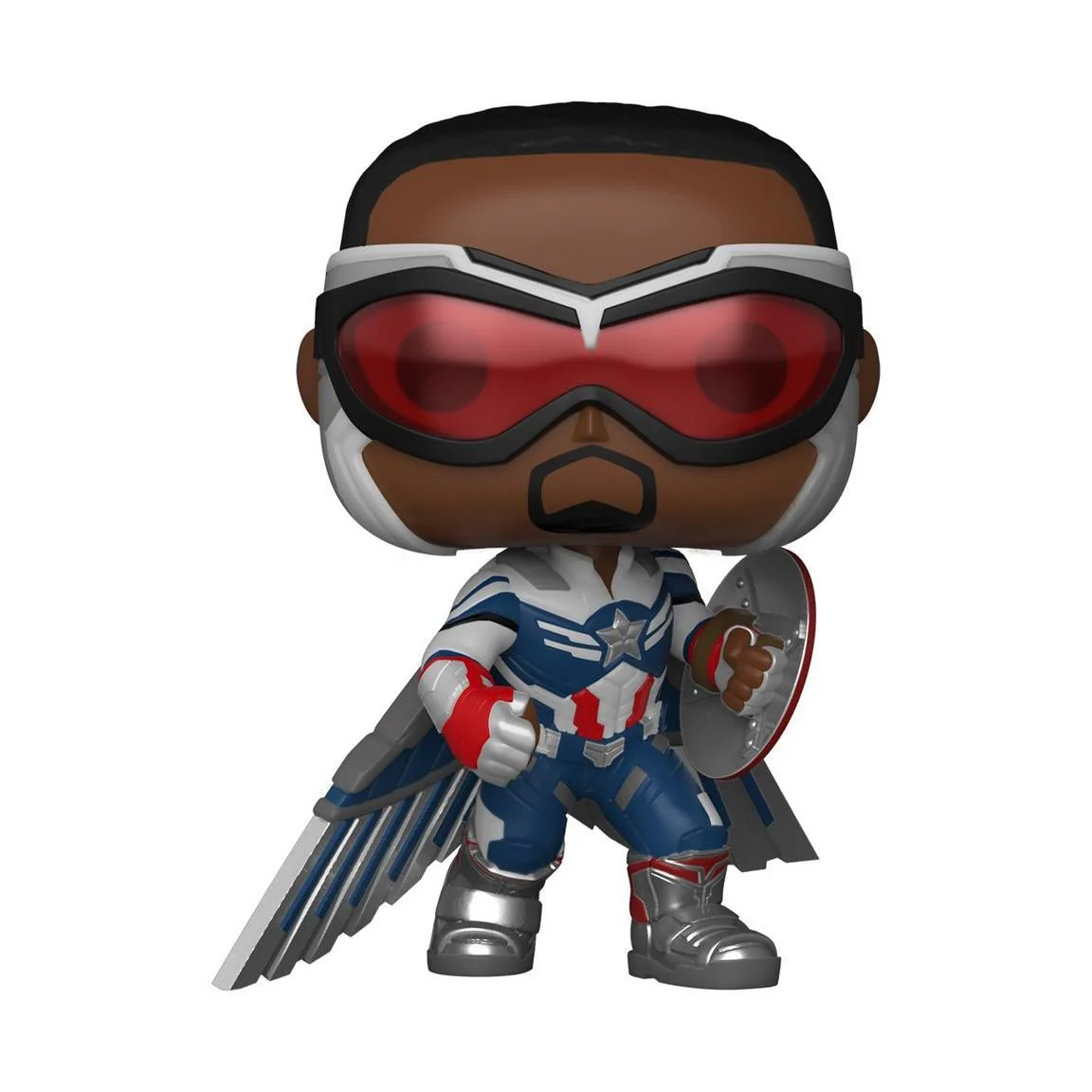Funko Pop! Marvel: The Falcon and the Winter Soldier - Captain America Action Pose #819 GameStop Exclusive - Image 1