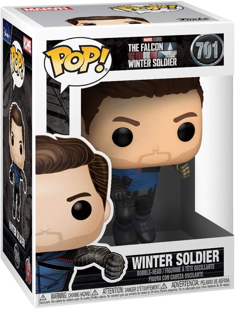 Funko Pop! Marvel: The Falcon and The Winter Soldier - Winter Soldier Vinyl Figure - Image 2