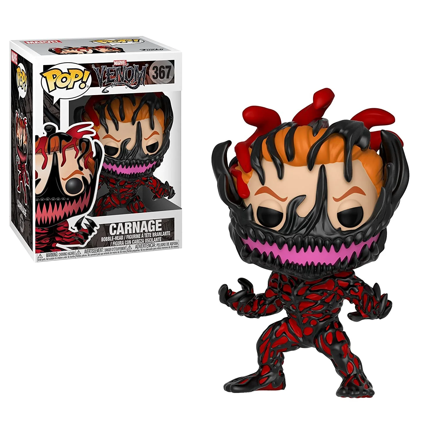 Funko Pop! Marvel: Venom - Carnage Cletus Kasady #367 - Image 1