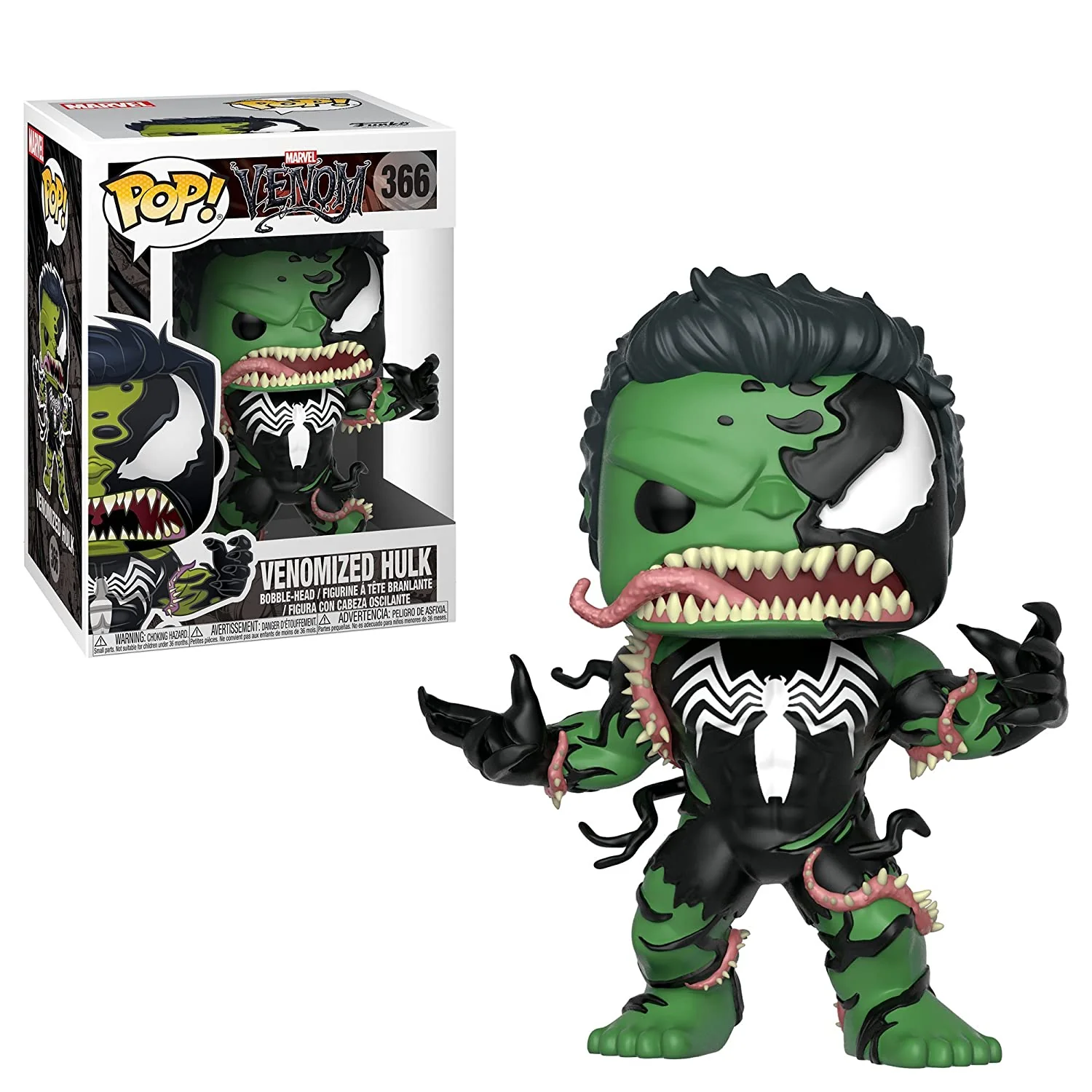 Funko Pop! Marvel: Venom - Venomized Hulk #366 - Image 2