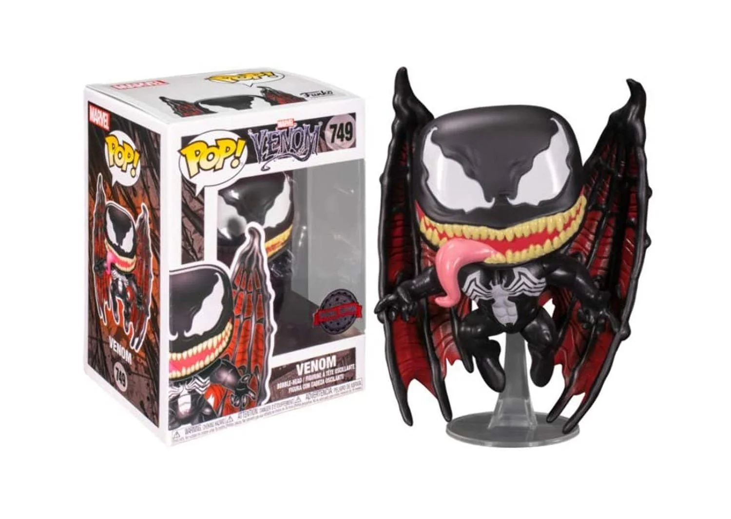 Funko Pop! Marvel Venom With Wings Pop In A Box Exclusive - Image 1