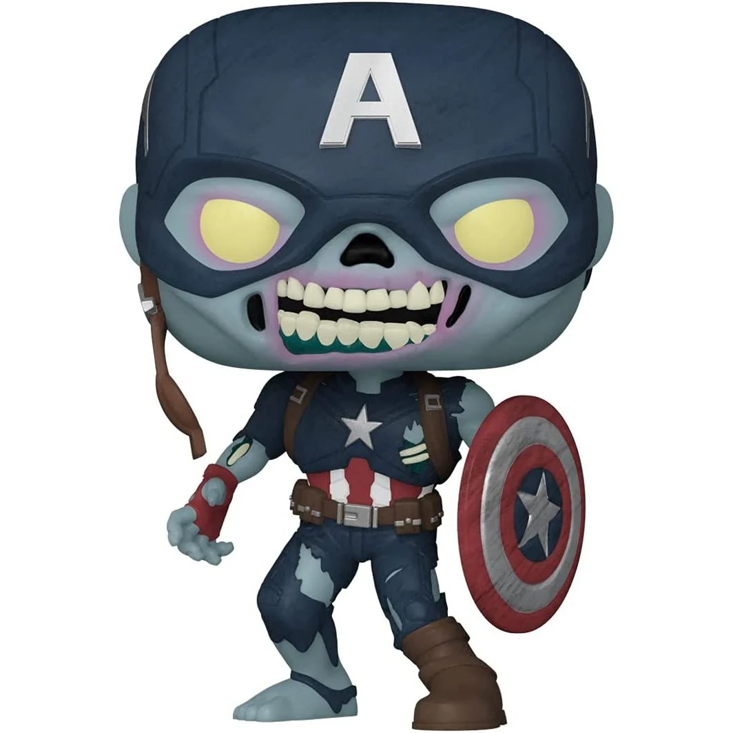 Funko Pop! Marvel: What If...? - Zombie Captain America #941 - Image 1